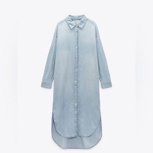 Zara, NWT, Denim Dress, Size Small